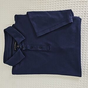 Banana Republic Mens  Navy Blue Polo Size XL Short Sleeves